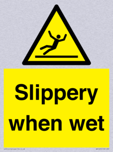 slippery when wet